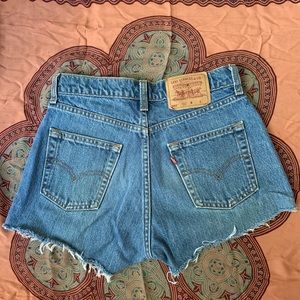 Vintage High Waisted Levi’s 562 Denim Cutoffs
